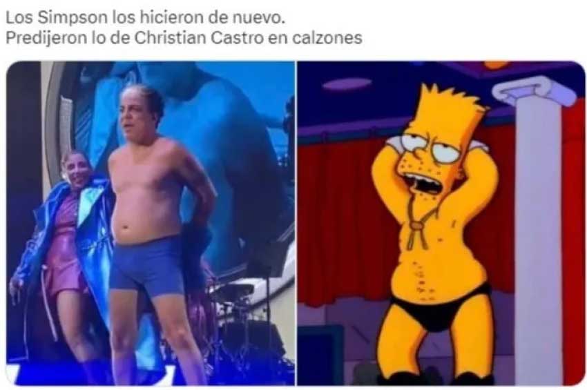 Los Memes De Christian Castro Tras Desnudarse En Concierto La Raza